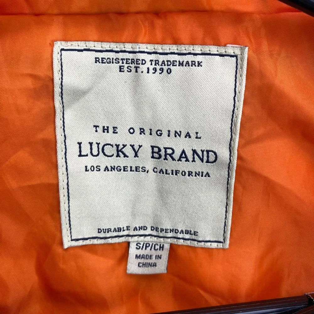Lucky Brand Camouflage Hooded Jacket Kids Size S‎ Military Style Coat